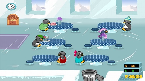 企鹅餐厅修改版的游戏_企鹅餐厅游戏1_企鹅餐厅无限钻石版