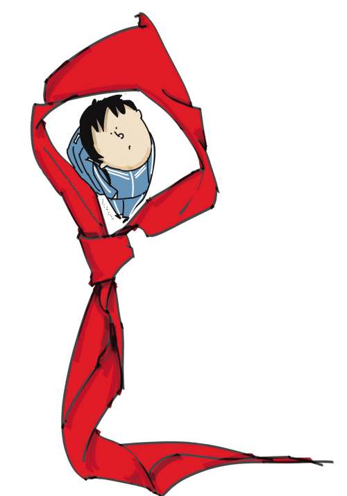 红领巾与王小明_红领巾张小明_小明戴上红领巾