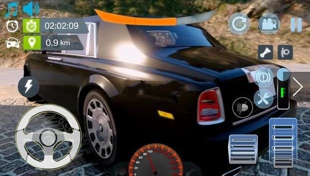 手机版劳斯莱斯轿车游戏-劳斯莱斯轿车游戏：3D逼真驾驶体验大