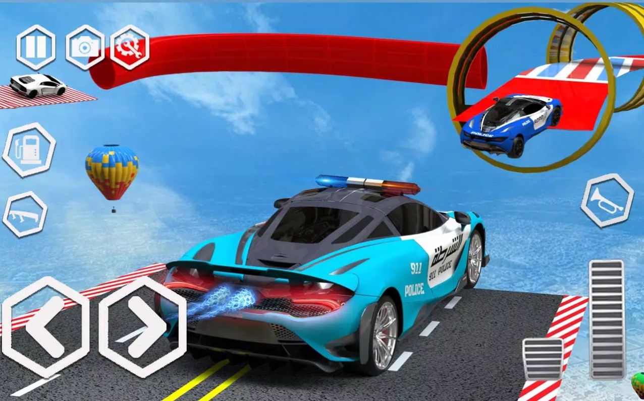 手机开警车游戏下载苹果-3D警车飙车大作战，速度与激情全开