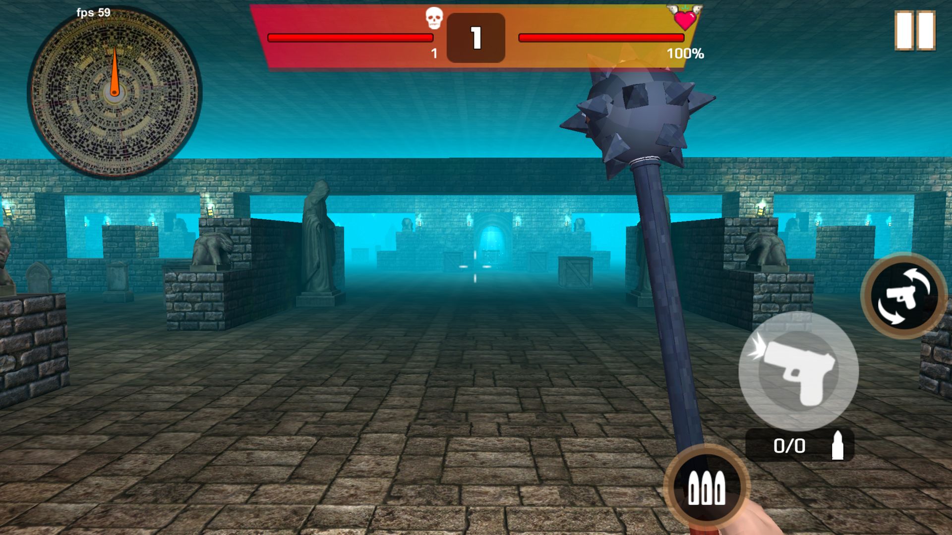 杀骷髅手机游戏-VR技术带你置身地下墓穴，挑战魔王与好友展开