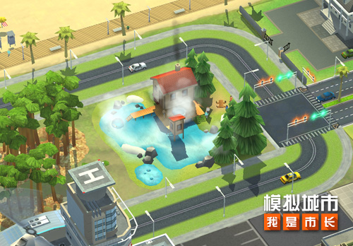 用手机建筑游戏模拟，设计你的理想都市，规划城市发展与居民幸福